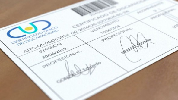 Extienden por un año el vencimiento de los certificados de discapacidad